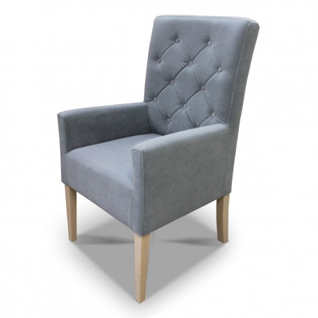 Fotelik pikowany prosty