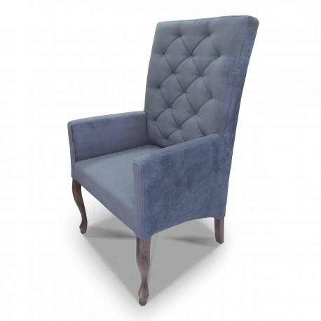 Fotelik pikowany skośny