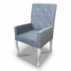 Fotelik pikowany wąski