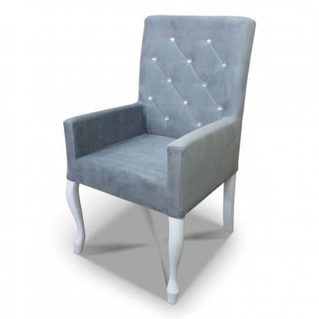 Fotelik pikowany wąski