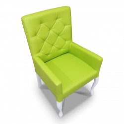 Fotelik pikowany wąski