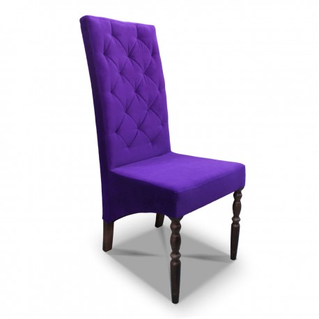 Krzesło pikowane skośne