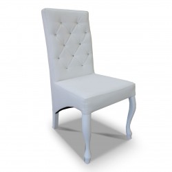 Krzesło pikowane skośne