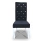 Krzesło pikowane skośne