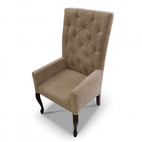 Fotelik pikowany skośny