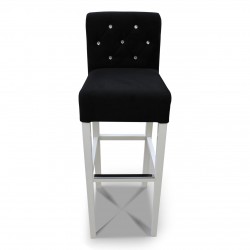 Hoker pikowany skośny z wałkiem