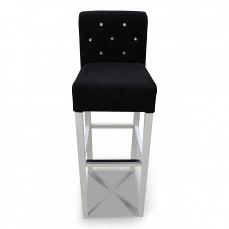 Hoker pikowany skośny z wałkiem