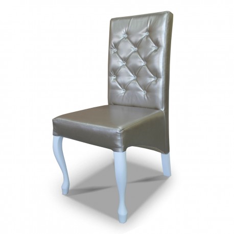 Krzesło pikowane skośne