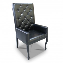 Fotelik pikowany wąski