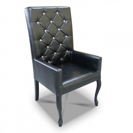 Fotelik pikowany wąski