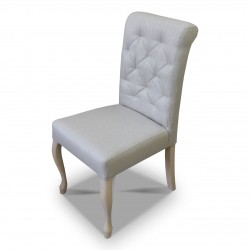 Krzesło pikowane wąskie z wałkiem