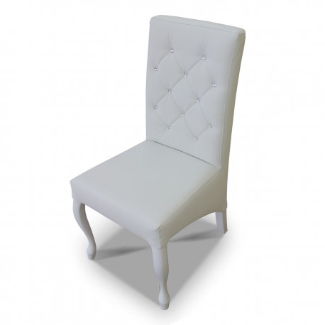 Krzesło pikowane skośne