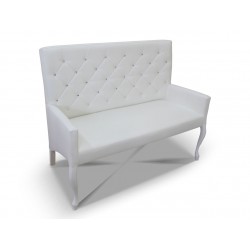 Ławka pikowana skośna