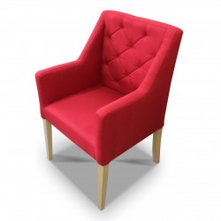 Fotelik pikowany wąski