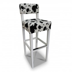 Hoker prosty z dzielonym oparciem