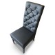 Krzesło pikowane skośne