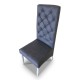 Krzesło pikowane skośne