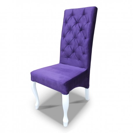 Krzesło pikowane skośne