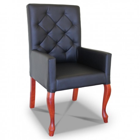 Fotelik pikowany wąski