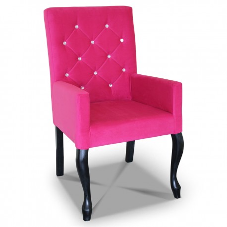 Fotelik pikowany wąski