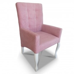 Fotelik pikowany skośny