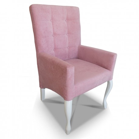 Fotelik pikowany skośny