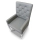 Fotelik pikowany skośny