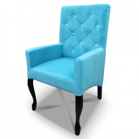 Fotelik pikowany skośny