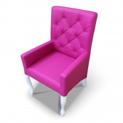 Fotelik pikowany skośny