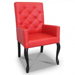 Fotelik pikowany wąski