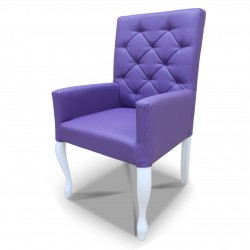 Fotelik pikowany wąski