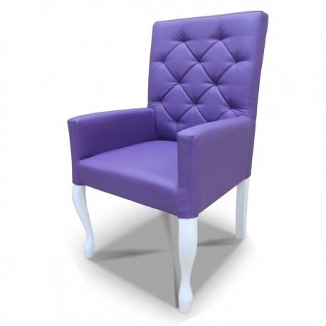 Fotelik pikowany wąski