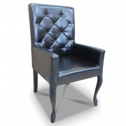 Fotelik pikowany wąski