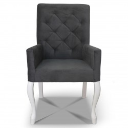 Fotelik pikowany wąski