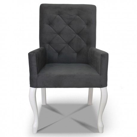 Fotelik pikowany wąski