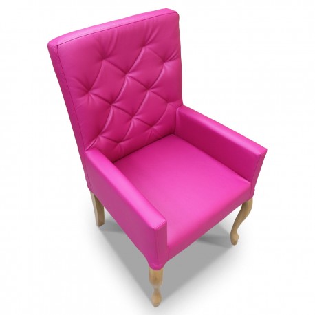 Fotelik pikowany wąski