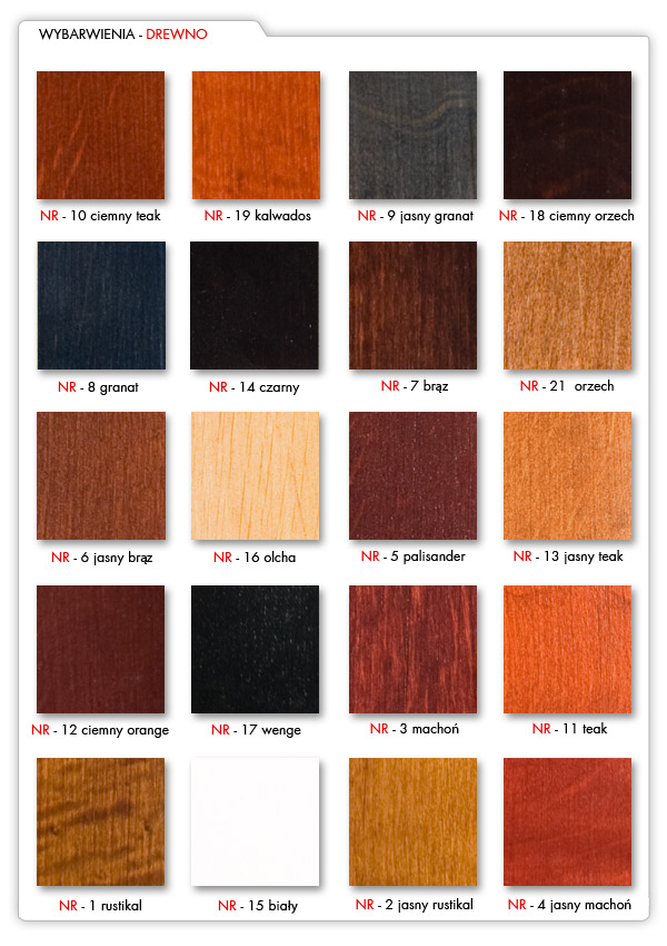 Wzornik drewna - Meblo-Styl